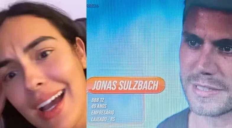 Ex-sister Larissa Santos brinca com erro do BBB 26 ao ver Jonas Sulzbach