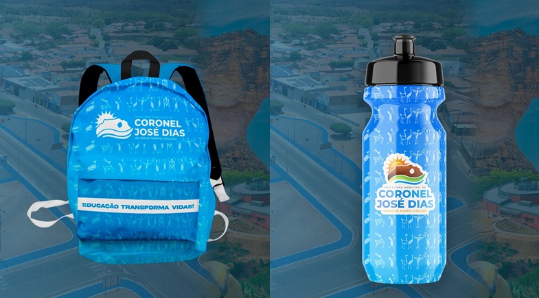 Prefeito de Coronel José Dias anuncia novo kit escolar para alunos da rede municipal
