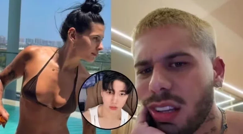 Zé Felipe fica enciumado após coreano dar em cima de Ana Castela: “Vai pra lá safado”