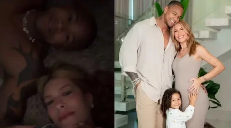 Léo Santana revela que sente sintomas da gestação da esposa, Lore Improta