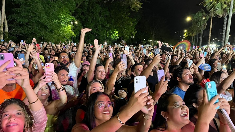 Animação toma conta da Avenida Marechal. Foto: Eliaquim de Paula.