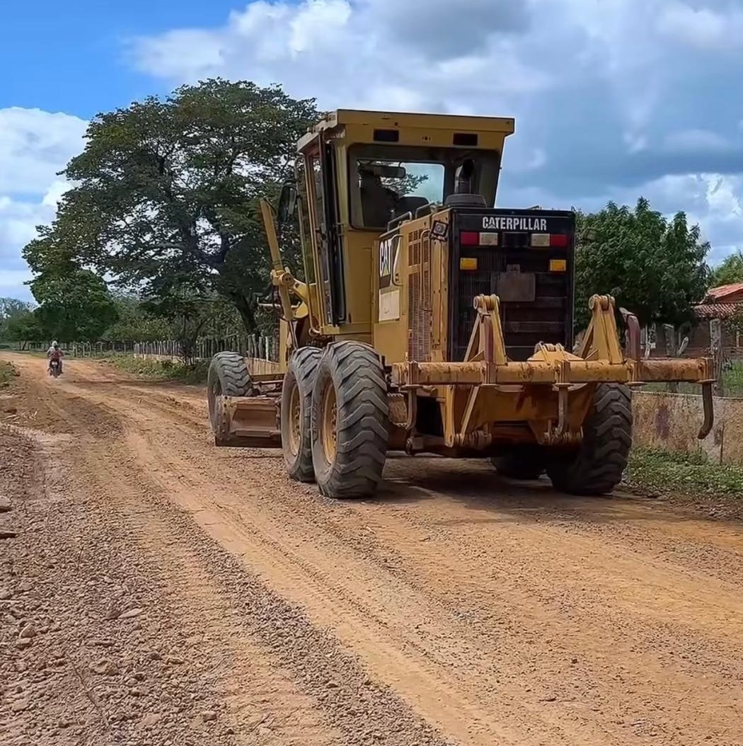 Obras de recuperação de estradas vicinais - Foto: Prefeitura de Lagoa Alegre
