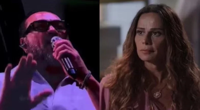 Público grita nome de Viviane Araújo em show de Belo, e cantor reage: “Me respeitem”