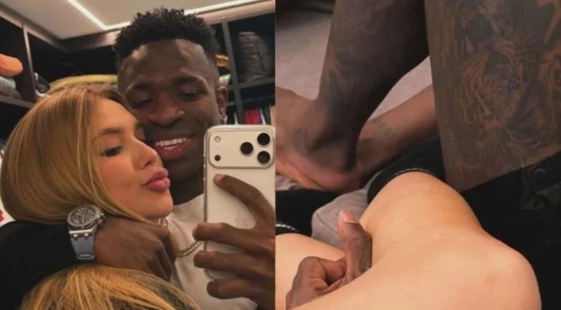 Virginia compartilha momento íntimo com Vini Jr. em viagem a Madri