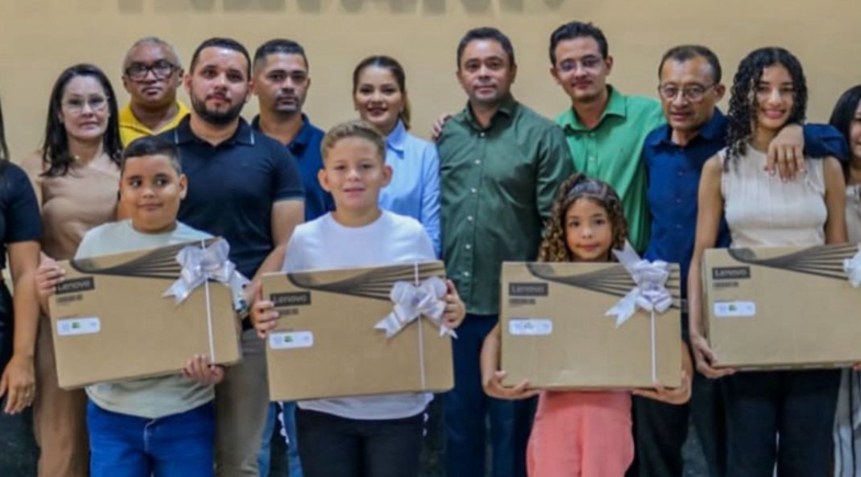 Alunos da rede municipal de Vera Mendes são premiados por desempenho educacional