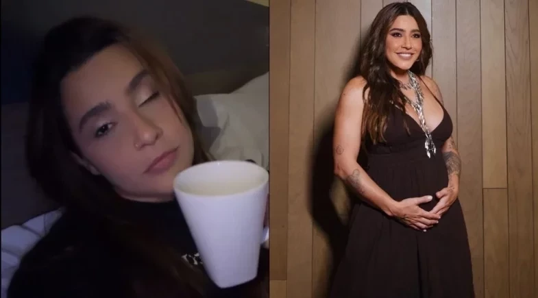 Lauana Prado fala sobre estado de saúde durante gravidez: “Primeiro resfriado estando grávida”