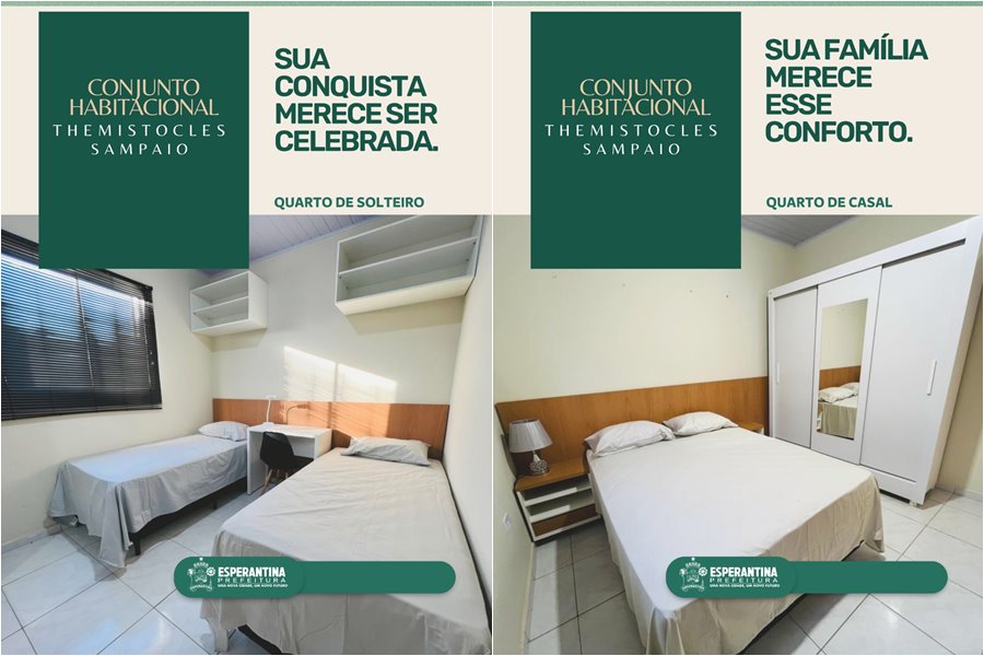 Prefeitura de Esperantina apresenta Casa Modelo de novo conjunto habitacional - Imagem 2