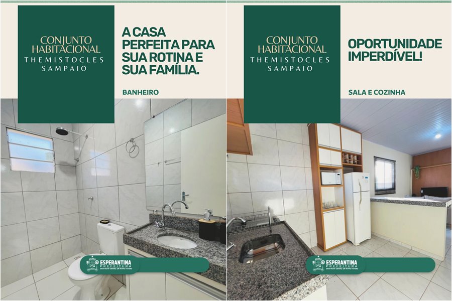 Prefeitura de Esperantina apresenta Casa Modelo de novo conjunto habitacional - Imagem 1