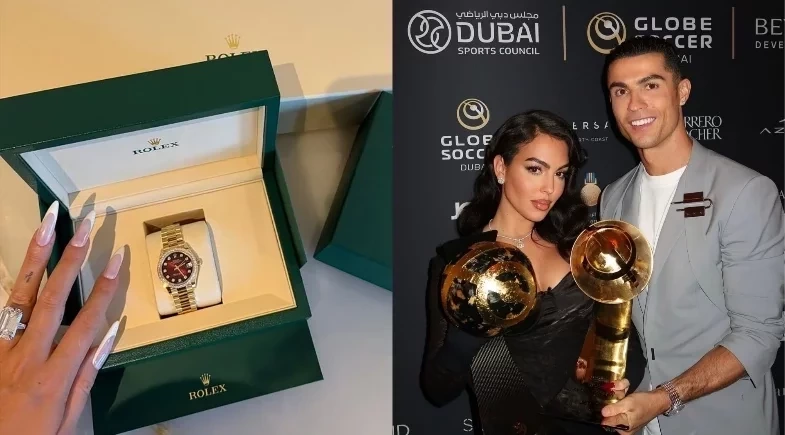 Cristiano Ronaldo presenteia a esposa com relógio avaliado em R$ 338 mil 