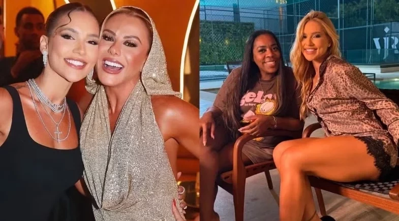 Poliana Rocha reage após filho de Virginia chamar mãe de Vini Jr. de avó