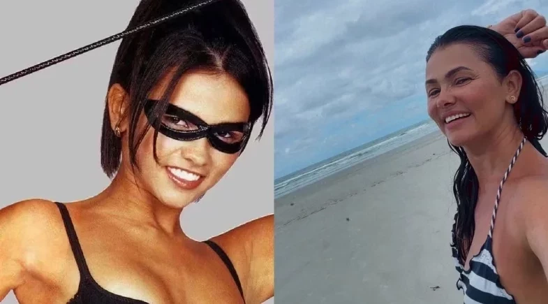 Ex-Tiazinha, Suzana Alves posta selfie de biquíni durante dia de praia