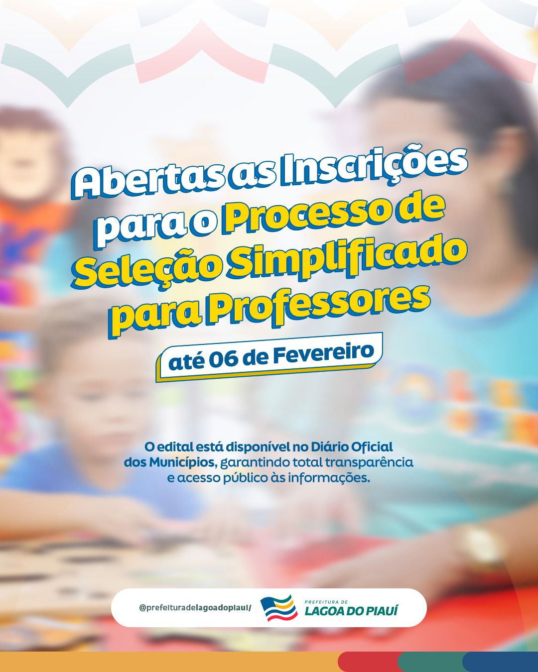 Prefeitura de Lagoa do Piauí abre inscrições para Processo de Seleção Simplificado para Professores - Imagem 1