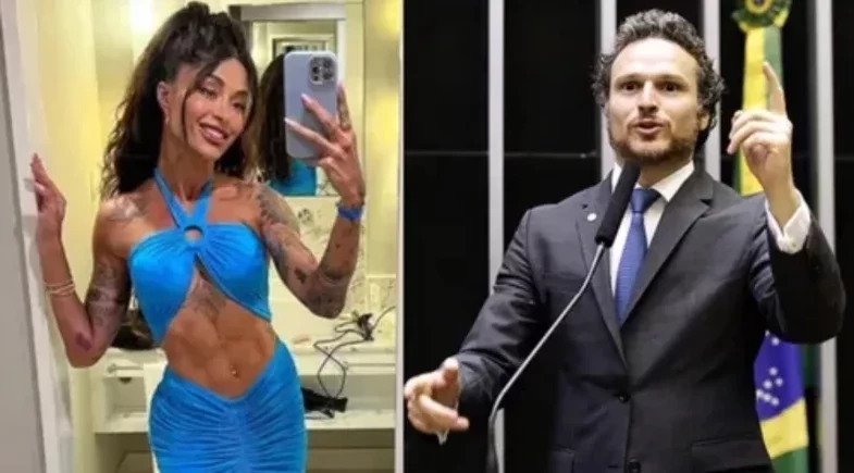 Ex-BBB26 Aline Campos é flagrada em clima de romance com deputado federal em hotel 