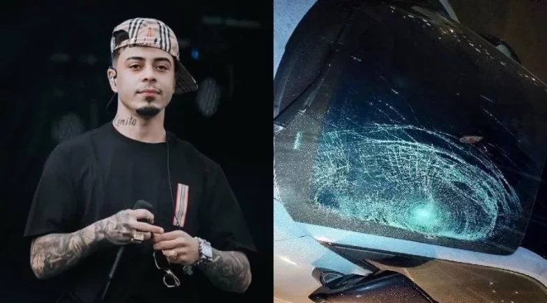 MC Tuto deixa a prisão uma semana após atropelar jovem com carro de luxo