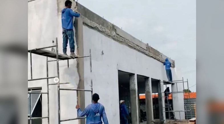 Obras de construção da UBS do Centro em Regeneração segue em ritmo acelerado