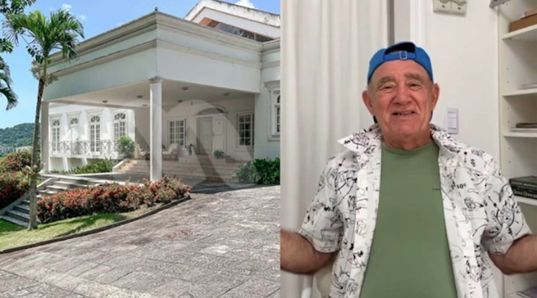 Mansão de R$ 18 milhões: veja como é o imóvel de Renato Aragão que está à venda