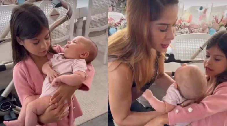 Filhas de Maíra Cardi, Sophia e Eloah surgem em momento fofo e encantam a web