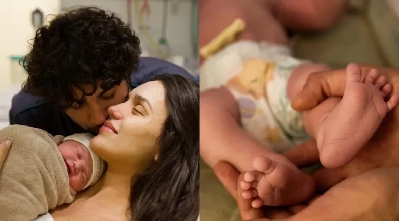 Nasce Zuza, primeira filha de Rafa Kalimann e Nattan