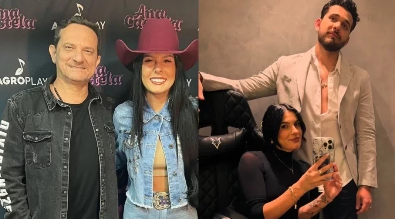 Pai de Gustavo Mioto é flagrado em navio de Ana Castela