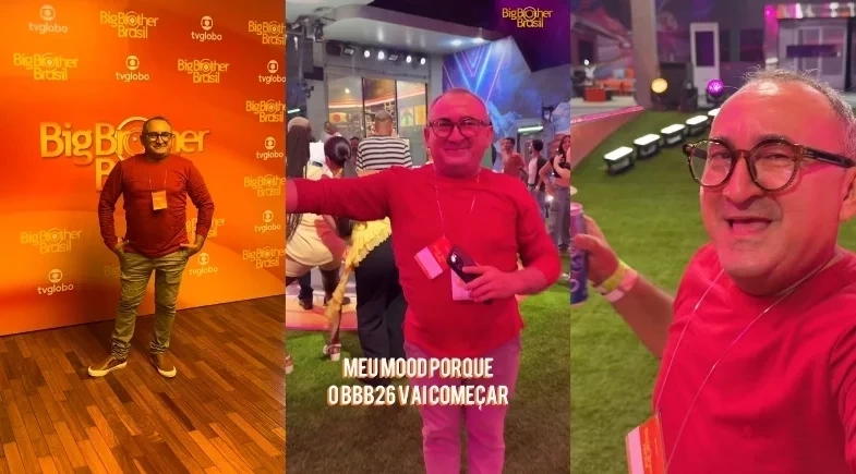 Piauiense Joel 'Divo' visita casa do BBB 26 durante pré-estreia do reality