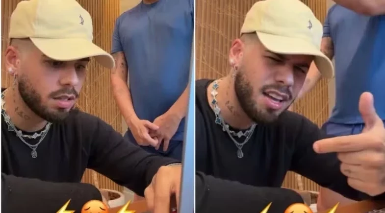 Zé Felipe mostra prévia da nova música e letra chama atenção: “Sofro daqui”