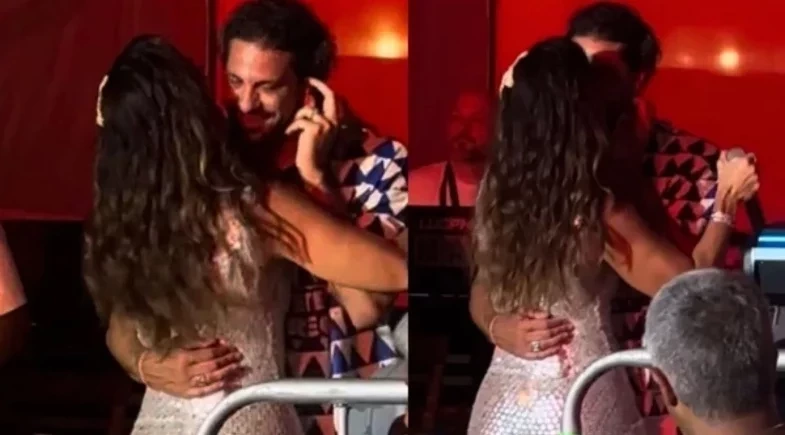 Ivete Sangalo protagoniza beijão com namorado durante show; veja vídeo