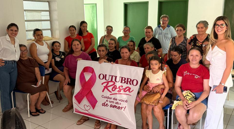 Pimenteiras inicia ações do Outubro Rosa nas localidades de Curral de Pedras e Baixio