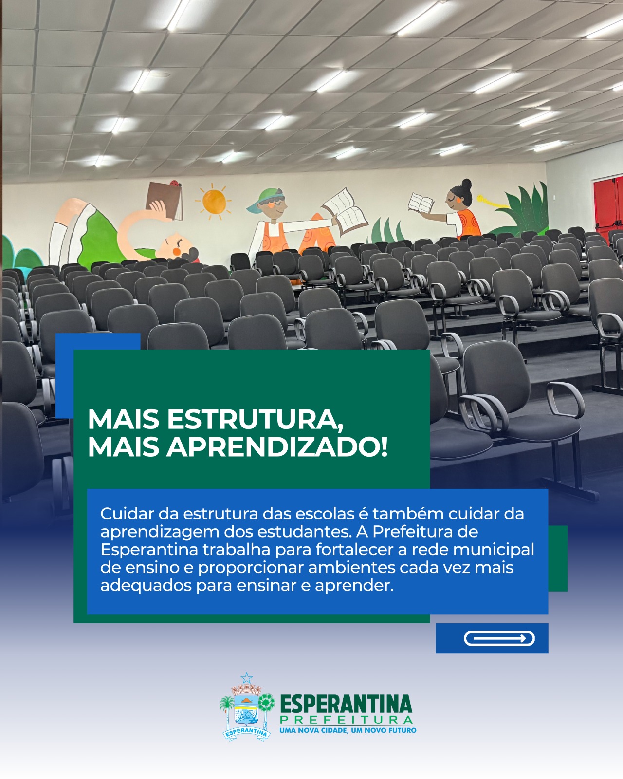Avanços em Esperantina -Divulgação/ASCOMAvanços em Esperantina -Divulgação/ASCOM