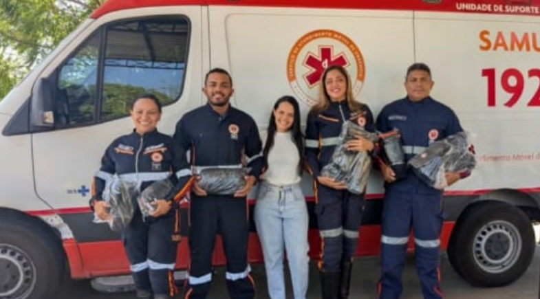 Profissionais do Samu de Guadalupe recebem equipamentos de proteção individual