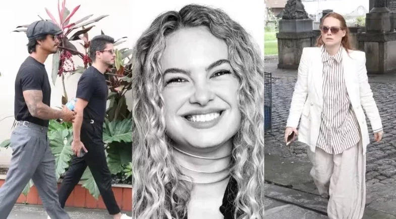 Velório de Lua Blanco reúne familiares, amigos e ex-Rebeldes no Rio; veja fotos