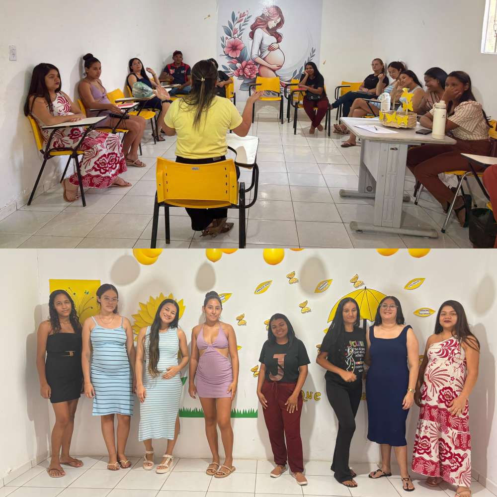 CRAS de Pimenteiras promove momento de acolhimento com grupo de gestantes durante o Setembro Amarelo | Divulgação/Ascom