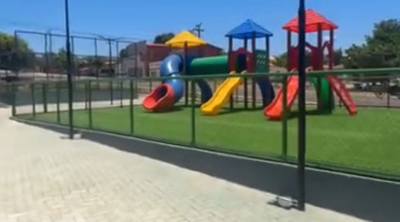 Prefeitura de Valença do Piauí acompanha andamento da obra da Praça Pereira Caldas; confira