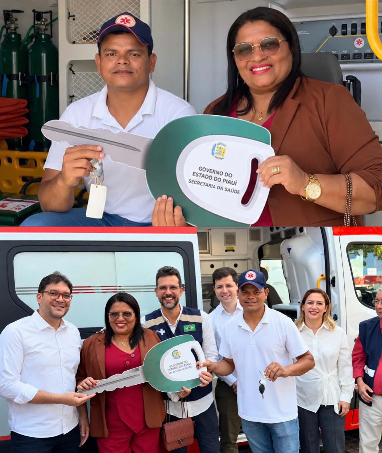 Riacho Frio recebe nova ambulância para reforçar atendimento do SAMU | Divulgação/Ascom