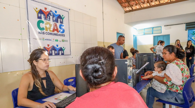 CRAS Itinerante leva atendimentos sociais à comunidade Campestre