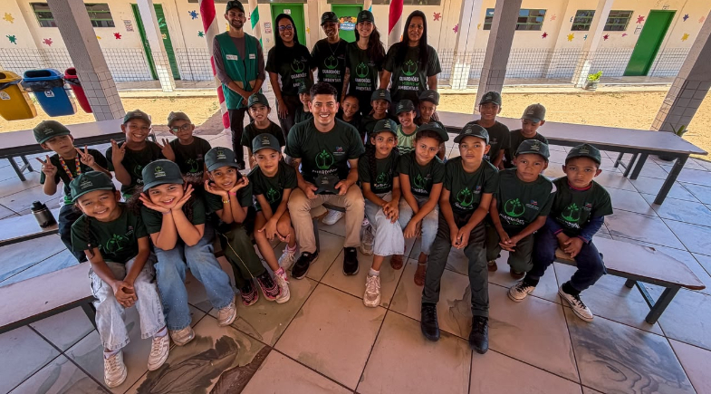 Prefeitura de Lagoa do Piauí promove educação ambiental na Escola Maria de Jesus dos Remédios com o projeto Guardiões Mirins