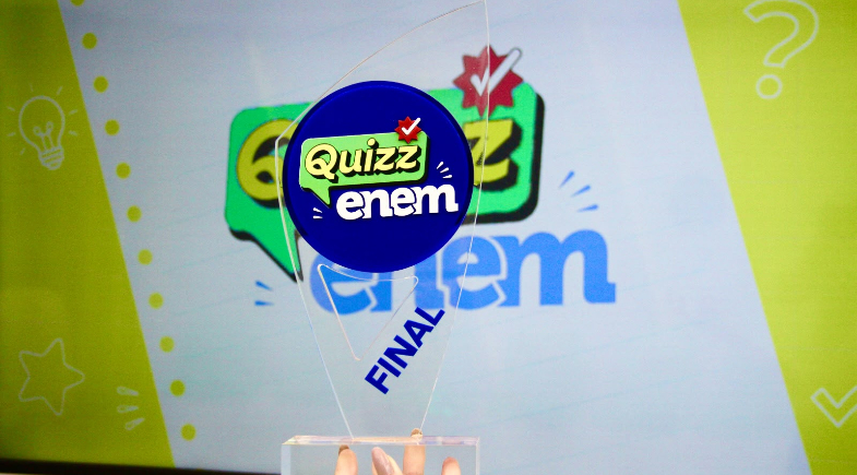 Troféu da grande final do Quizz Enem 2026 | Eliaquim de Paula