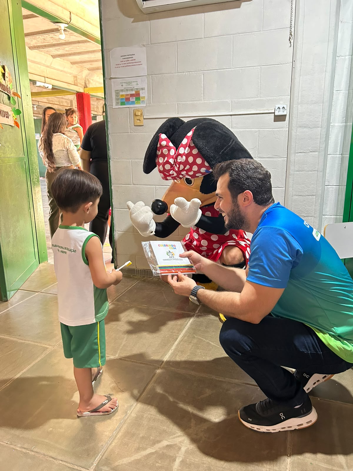 Comissão de Farmácia e Terapêutica realiza primeira ação em creche - Divulgação/ASCOMComissão de Farmácia e Terapêutica realiza primeira ação em creche - Divulgação/ASCOM