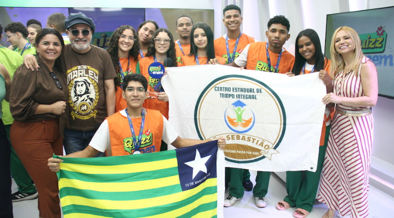 Estudantes de Tanque do Piauí vencem grande final do Quiz Enem 2026 | Eliaquim de Paula/MeioNorte