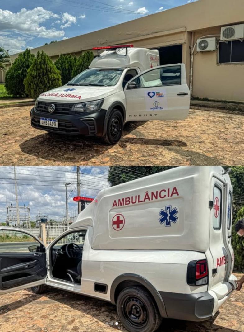 São Pedro do Piauí entrega nova ambulância ao Hospital Marcolino Barbosa Ribeiro | Divulgação/Ascom