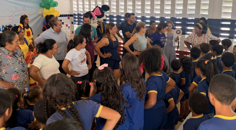 Crianças das comunidades Ponte e Porto Velho recebem programação especial em Uruçuí