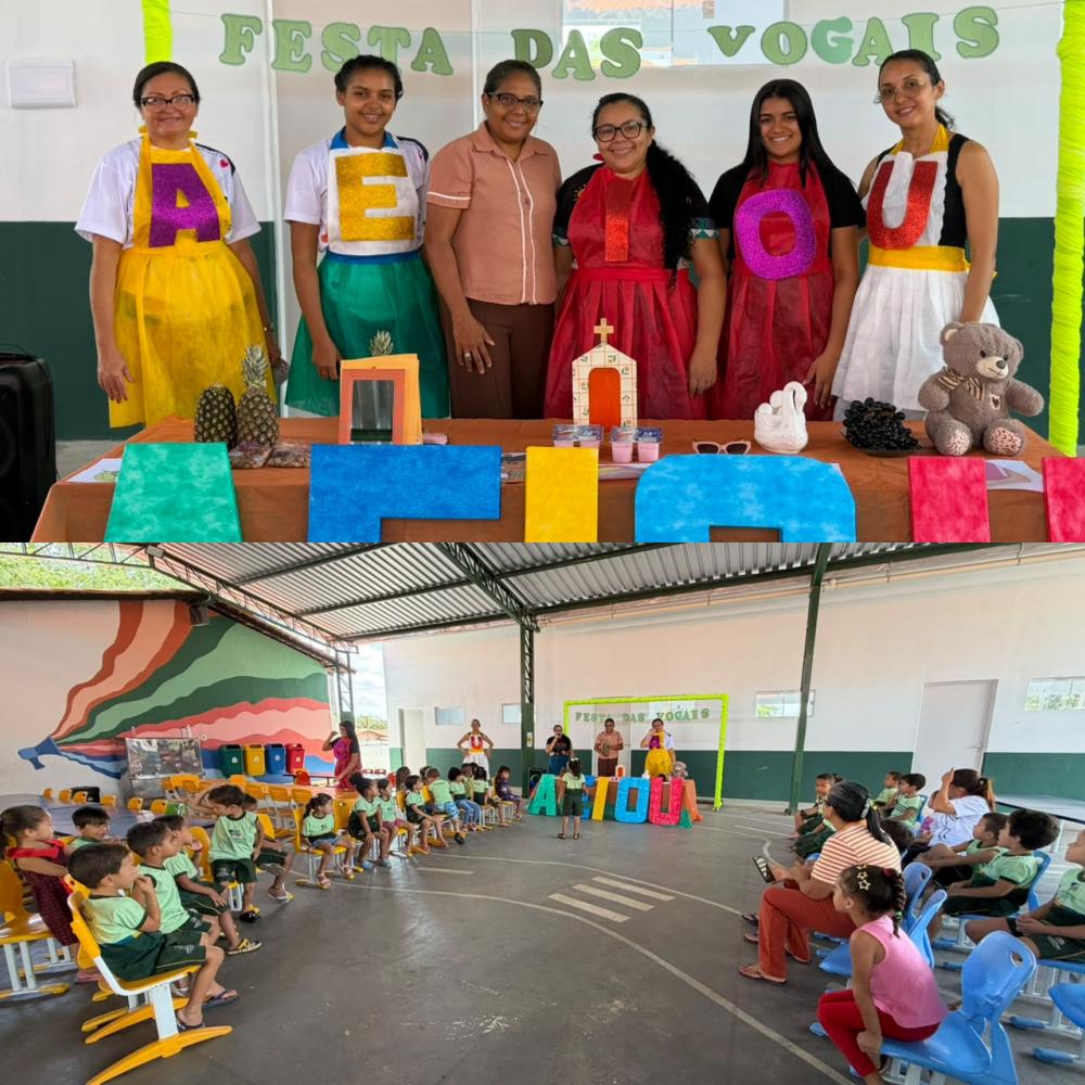 Escola Antônia Costa realiza culminância do projeto das vogais e valoriza a aprendizagem na primeira infância | Divulgação/Ascom