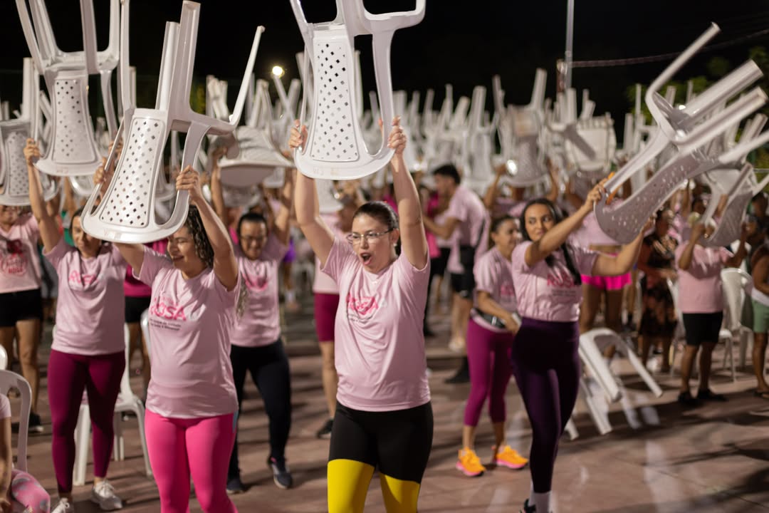 Encontro do Outubro Rosa com palestra e atividades físicas - Divulgação/ASCOMEncontro do Outubro Rosa com palestra e atividades físicas - Divulgação/ASCOM
