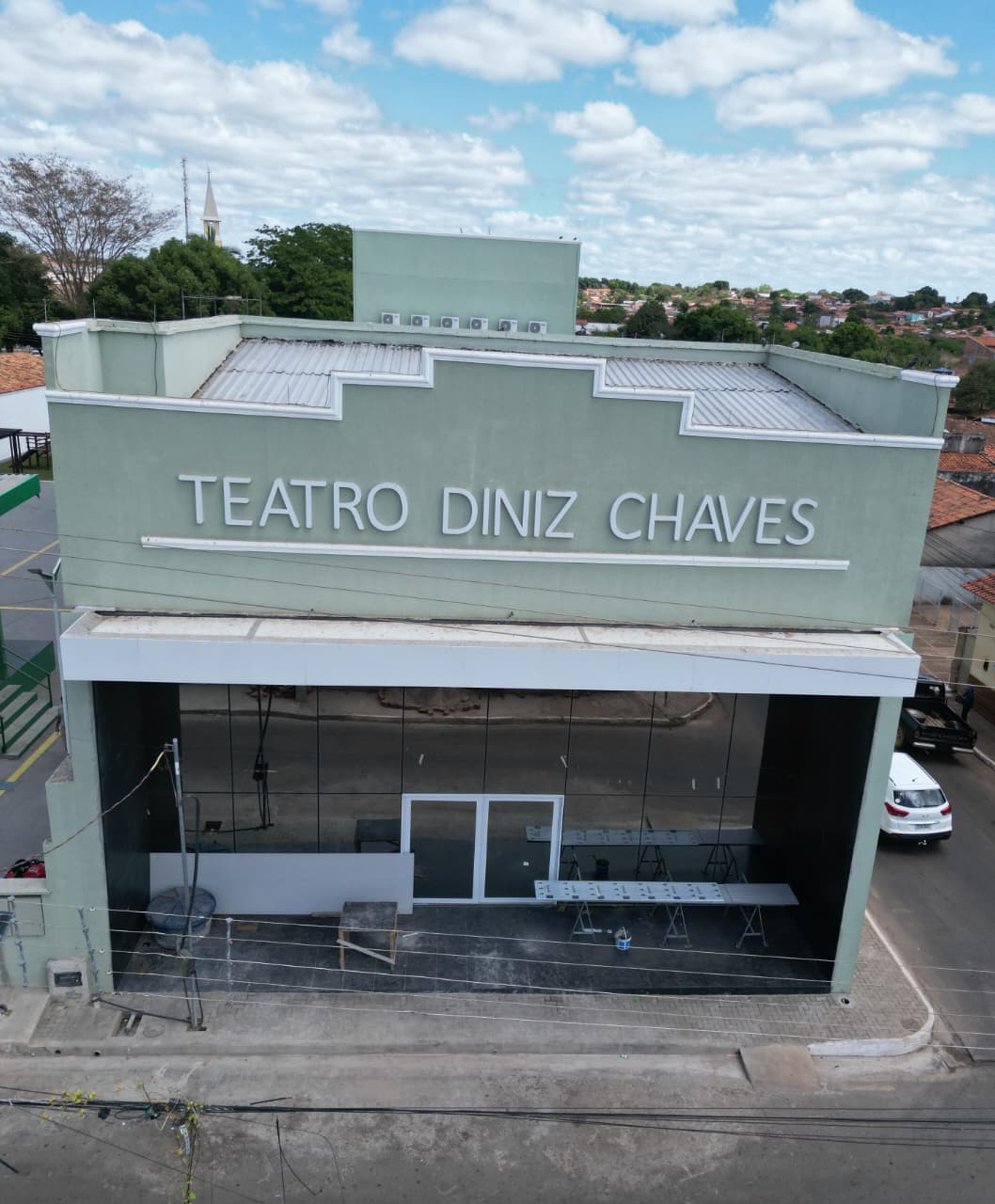 Obras do Teatro Municipal Diniz Chaves seguem em ritmo - Divulgação/ASCOMObras do Teatro Municipal Diniz Chaves seguem em ritmo - Divulgação/ASCOM