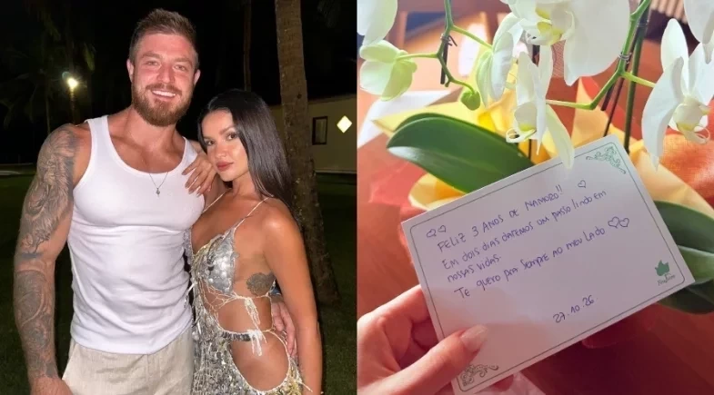 Juliette ganha presente romântico do noivo às vésperas de casamento