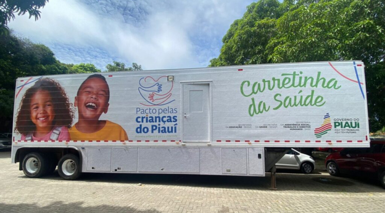 Carretinha da Saúde oferece atendimentos especializados gratuitos para crianças em Valença do Piauí