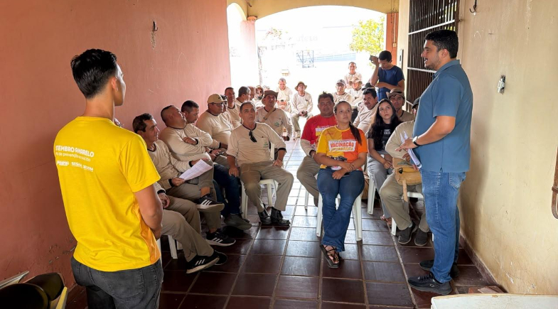 SESAM reúne agentes de endemias e reforça orientações para o Dia D de vacinação antirrábica em Piripiri