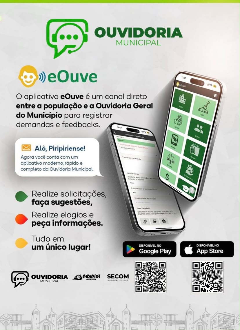 Ouvidoria-Geral de Piripiri - Divulgação/ASCOMOuvidoria-Geral de Piripiri - Divulgação/ASCOM