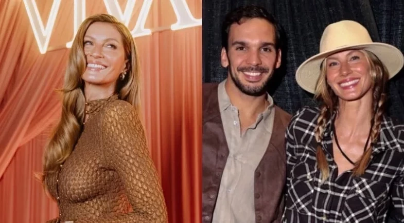 Gisele Bündchen faz rara aparição com Joaquim Valente em festa de Halloween