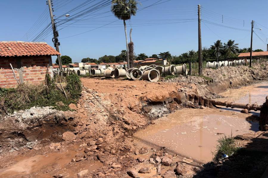 Obras em Esperantina - Divulgação/ASCOMObras em Esperantina - Divulgação/ASCOM