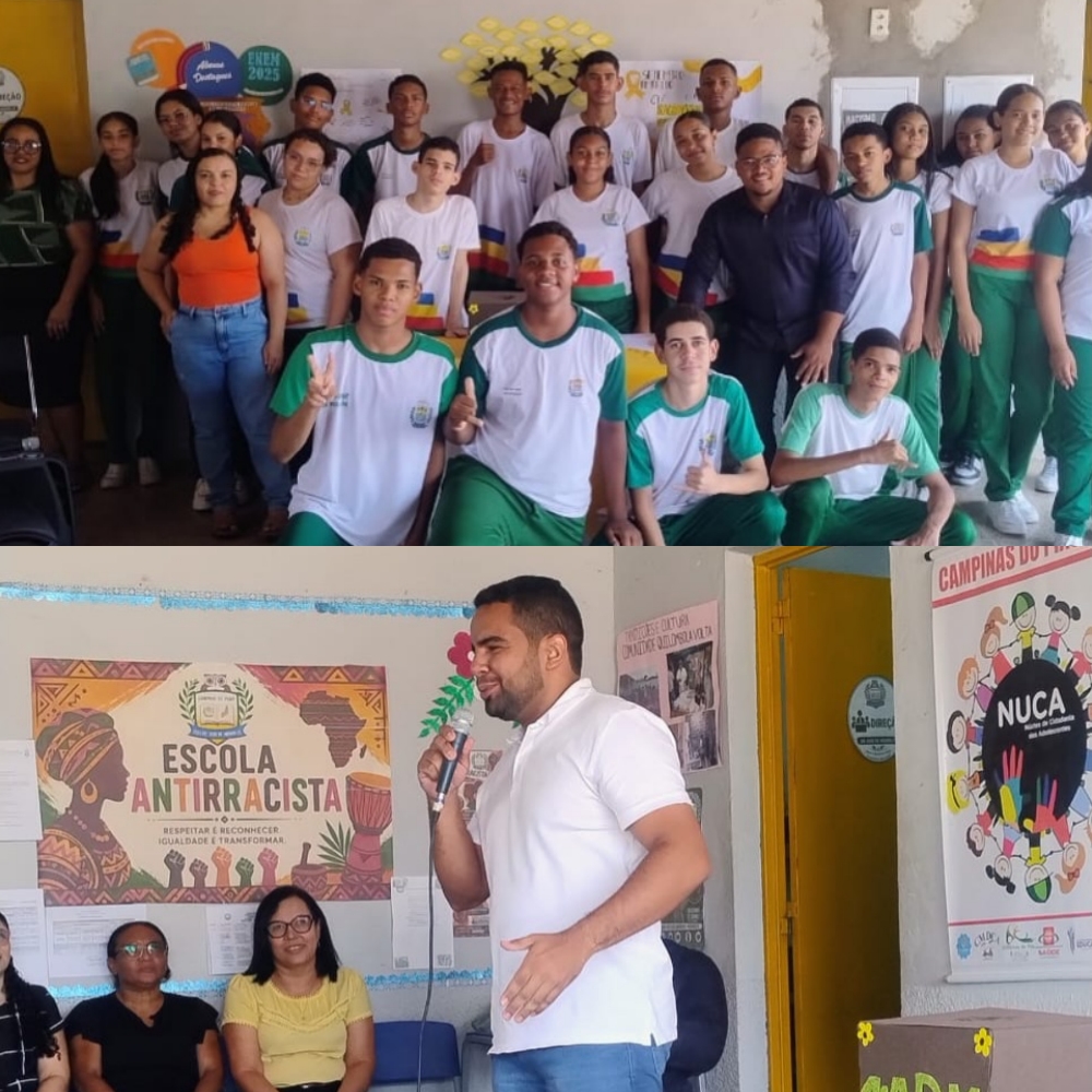 CETI Dr. José de Moura Fé promove roda de conversa sobre saúde mental em Campinas do Piauí | Divulgação/Prefeitura de Campinas do Piauí